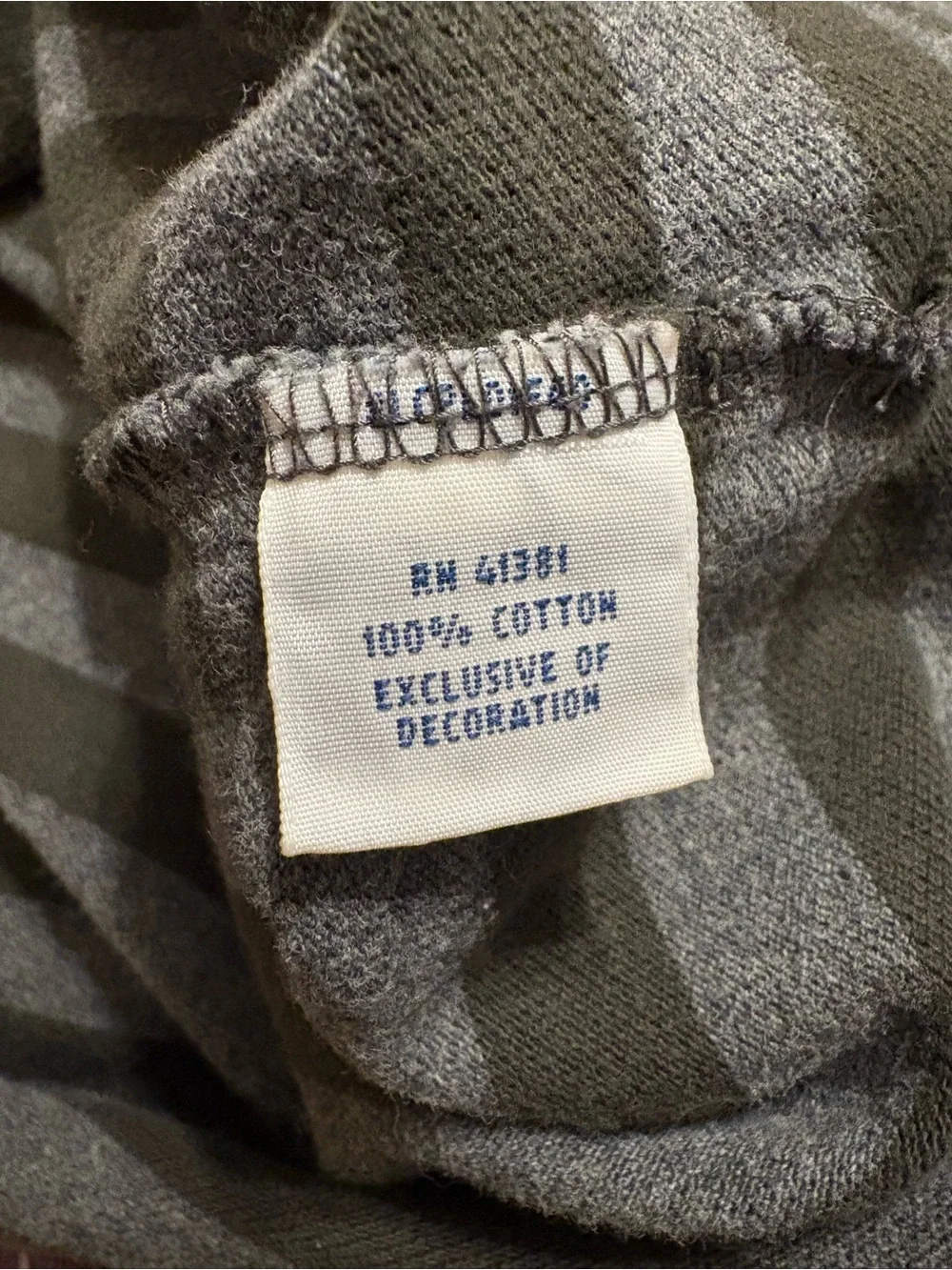 Polo Ralph Lauren gray striped polo shirt